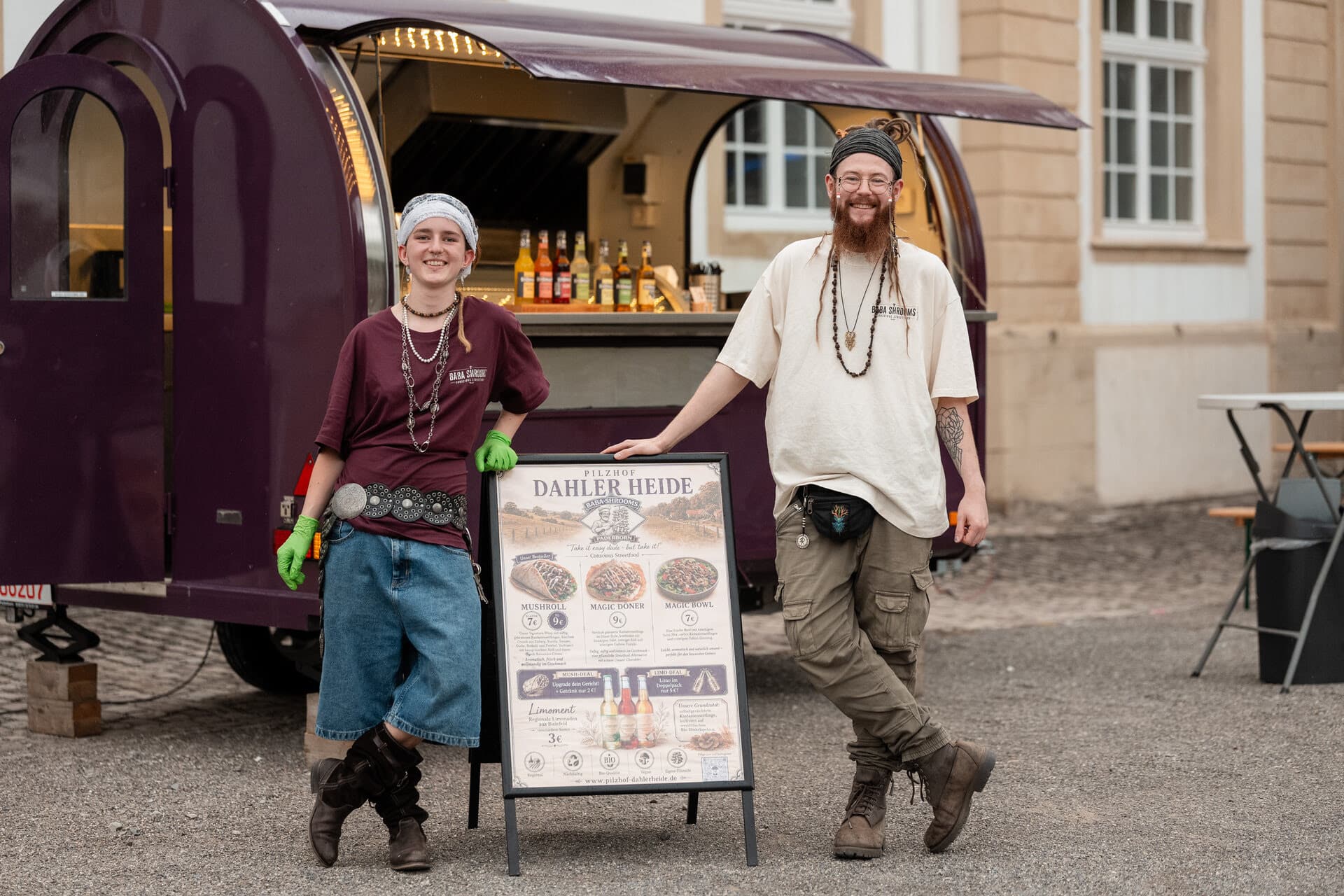 Clara und Raiko, das Team von BABA SHROOMS